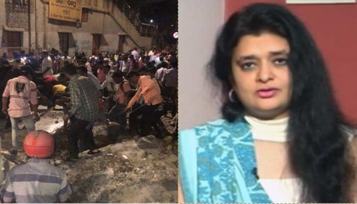 मुंबई ब्रिज हादसे पर इन नेताओं ने जताया दुःख, बीजेपी प्रवक्ता जमकर हुई ट्रोल