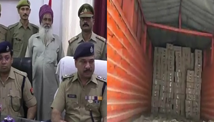 पुलिस ने जब्त की 21 लाख रुपए की अवैध शराब, ट्रक से ले जाई जा रही थी बिहार