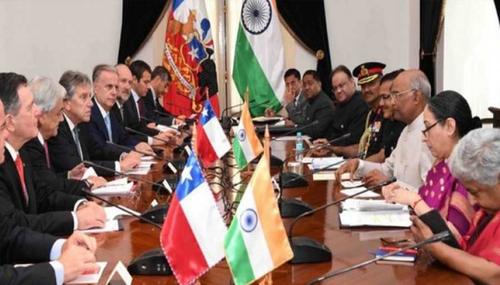 भारत और चिली ने तीन एमओयू पर हस्ताक्षर किए