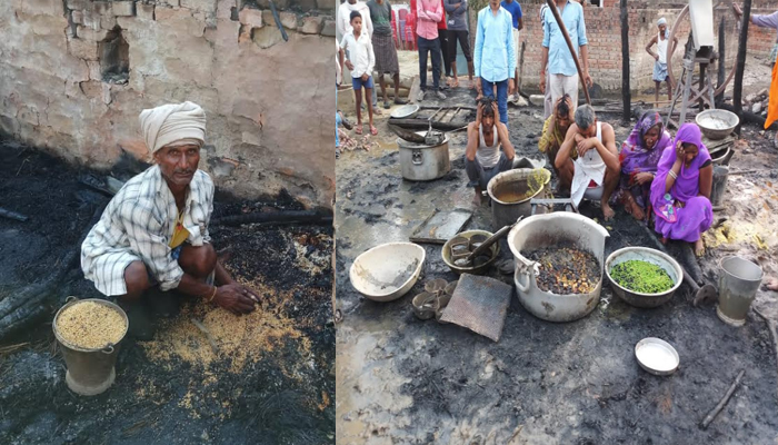 बलरामपुर: अग्निदेव के तांडव से दर्जनभर घर जलकर खाक, तस्वीरें देख हो जायेंगे विचलित