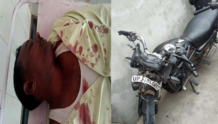 दो बाईक की टक्कर के बाद ग्रामिणों ने बाईक सवार को पीटकर मार डाला