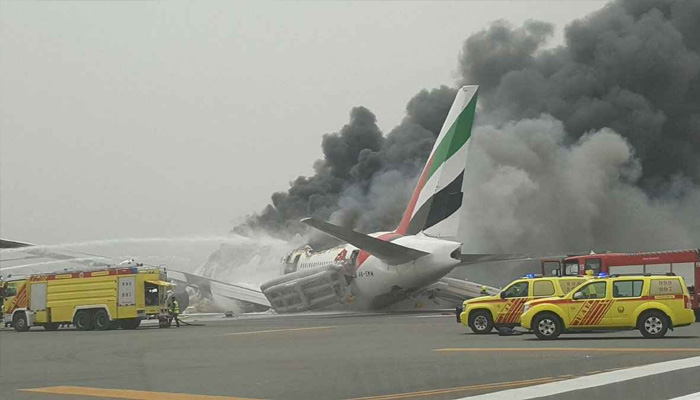 दुबई: विमान दुर्घटना में दो व्यक्तियों की मौत
