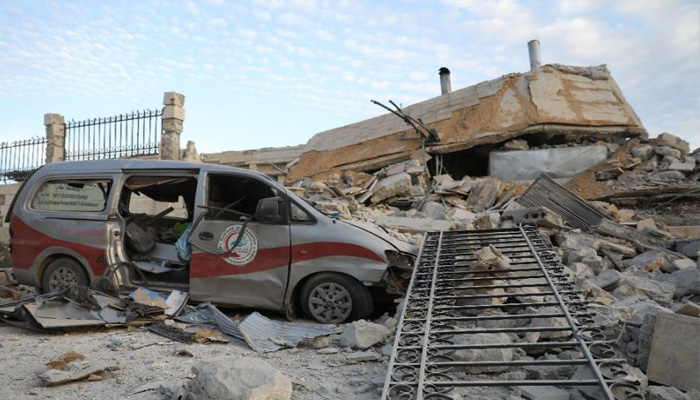 सीरिया के इदलिब में रूसी हवाई हमले के कारण तीन अस्पताल बंद