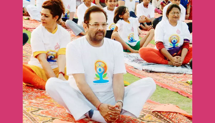 World Yoga Day 2019: मोदी ने योग को विश्वसनीय ब्रांड बनाया- नकवी