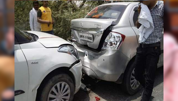 कैबिनेट मंत्री स्वामी प्रसाद मौर्य हुए सड़क हादसे के शिकार