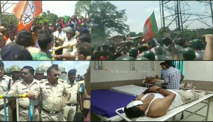 पश्चिम बंगाल: BJP के विजय जुलूस में मारपीट, पुलिस से भिड़े कार्यकर्ता