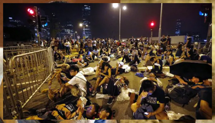 हांगकांग: शांतिपूर्ण आंदोलन के लिए प्रदर्शनकारियों ने किया पार्क का रुख