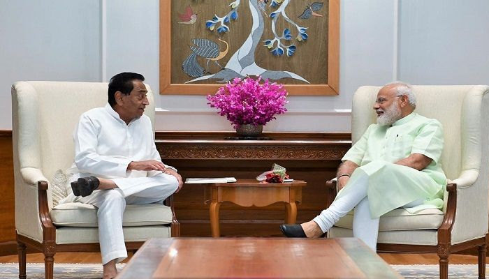 MP के मुख्यमंत्री कमलनाथ ने प्रधानमंत्री मोदी से की मुलाकात