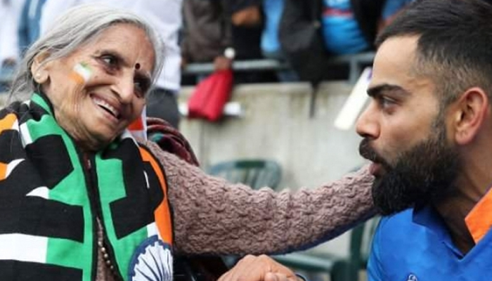 CWC19: 87 वर्षीय क्रिकेट फैन चारुलता पटेल से मिलकर, क्या बोले विराट?