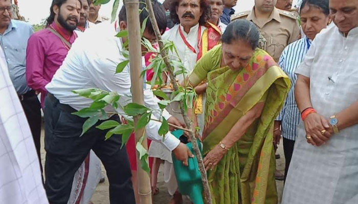 राज्यपाल आनंदीबेन पटेल ने वृक्षारोपण महाकुंभ का किया शुभारंभ
