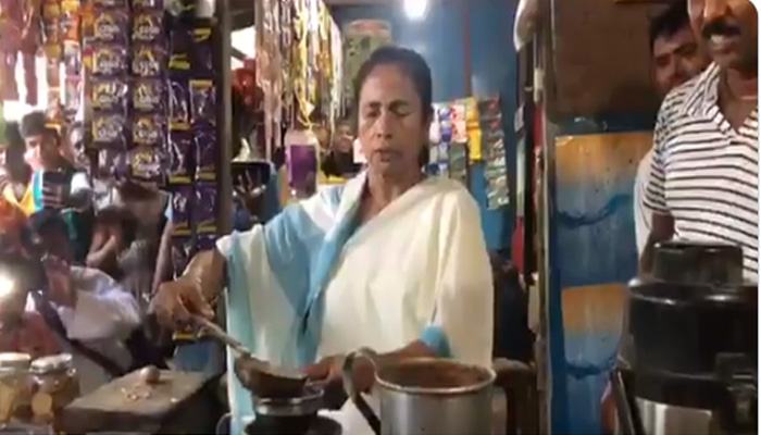 मोदी की राह पर ममता! दीदी की चाय कितनी मीठी, देखें वीडियो