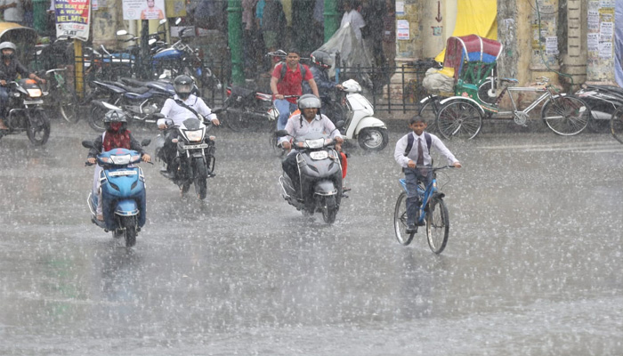 राजधानी लखनऊ में हुई तेज बारिश, तेज गर्मी से लखनऊवासियों को मिली राहत