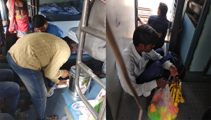 मानिकपुर से नैनी ,सतना तक ट्रेनों में कायम है अवैध वेंडरों का जंगलराज