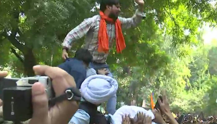 BJP का कांग्रेस के खिलाफ पूरे देश में प्रदर्शन, कहा- राफेल पर मांफी मांगे राहुल