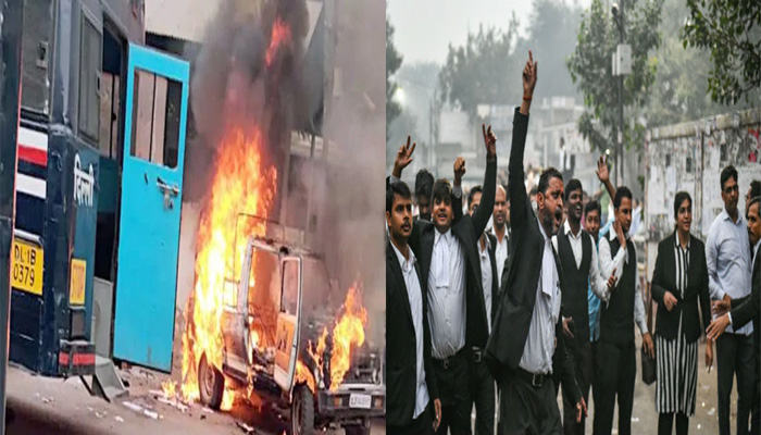 तीस हजारी कोर्ट: दिल्ली में अधिवक्ताओं पर हमले का विरोध