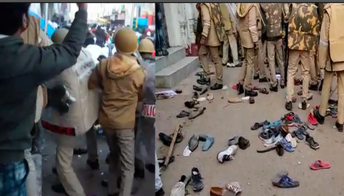 Bahraich Protest | पुलिस Vs प्रदर्शनकारी, देखें कैसे भाग खड़े हुए लोग | Newstrack
