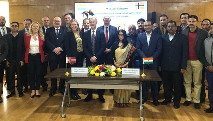 व्यापार और निवेश (डीटीआई) पर भारत-नॉर्वे वार्ता का पहला सत्र