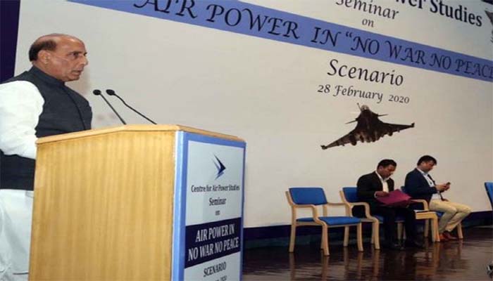 बालाकोट हवाई हमला एक संदेश था- रक्षा मंत्री राजनाथ सिंह