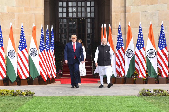 Donald Trump और PM Modi के बीच द्विपक्षीय वार्ता