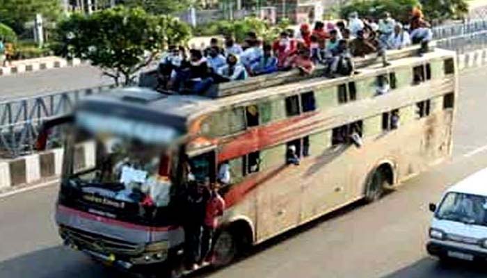 मंत्री ने केंद्र की एडवाइजरी की उड़ाई धज्जियां, बसों में ठूंसकर सैंकड़ों लोगों को भेजा घर