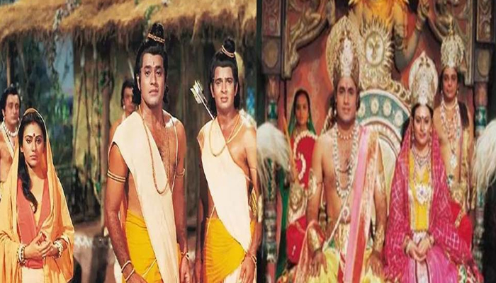 33 साल बाद फिर से रामायण  के प्रसारण से लोगों में खुशी, शो देखने सपरिवार बैठे लोग
