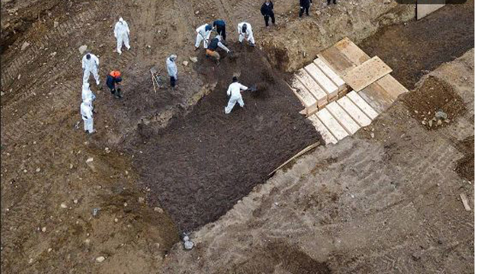 अमेरिका: कोरोना से मरने वालों को दफनाने की जगह नहीं, अब हो रहा ऐसा