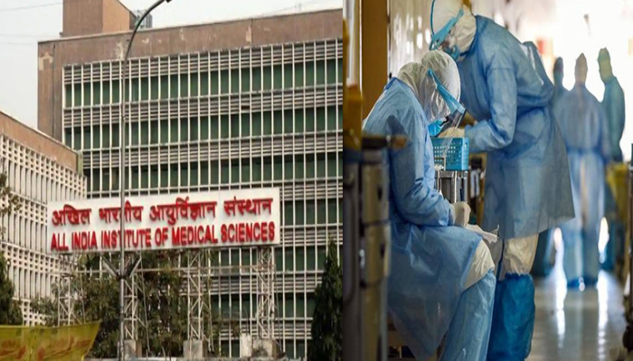 AIIMS के 3 कर्मचारियों से एक ही परिवार को 13 लोग कोरोना संक्रमित, जांच में जुटी पुलिस