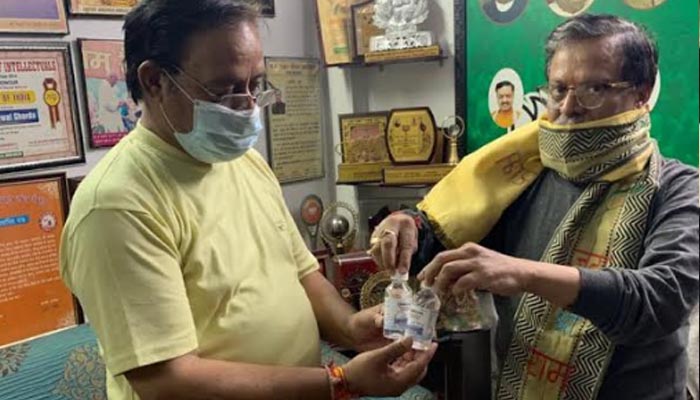 एक फोन पर ऩईमुद्दीन के परिवार को मदद, मेरठ में लक्खिपुरा में भेजी राशन किट