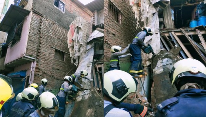 मुंबई में भरभरा कर गिरी इमारत: कई लोग मलबे में दबे, रेस्क्यू जारी