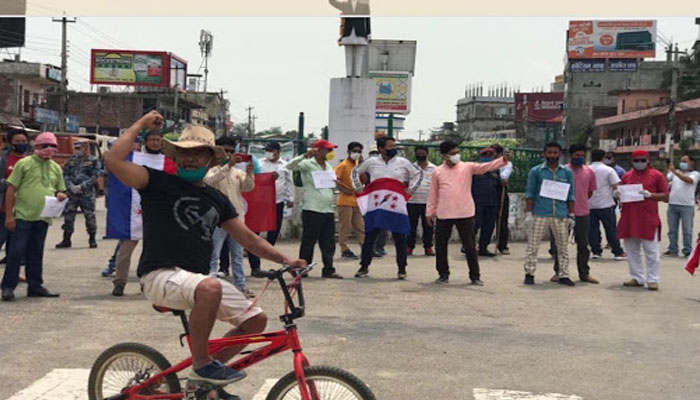 लिपुलेख-कालापानी पर बढ़ा विवाद, नेपाली कर रहे प्रदर्शन, लगाए भारत विरोधी नारे