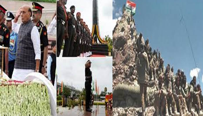 कारगिल विजय दिवस: रक्षा मंत्री समेत इन दिग्गजों ने किया शहीदों को याद