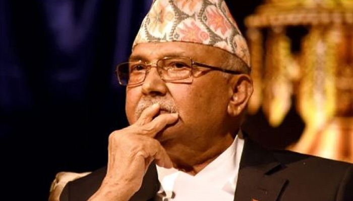 PM ओली ने किया भगवान राम का अपमान, एंबेसी के बाहर नेपालियों का प्रदर्शन