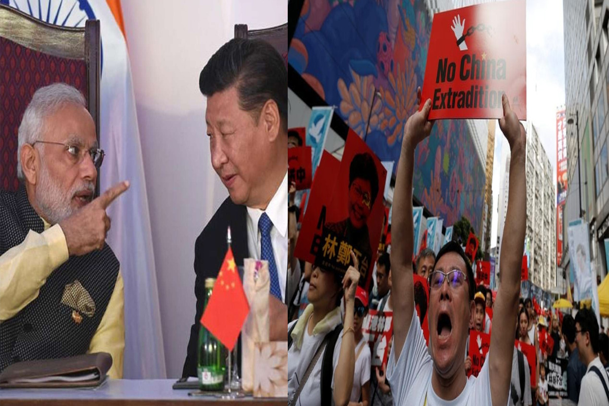 भारत हुआ आक्रामक, पहली बार हांगकांग के मुद्दे पर चीन को घेरा