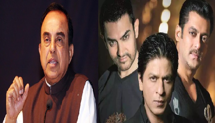 सुशांत प्रकरण: स्वामी ने शाहरुख, सलमान व आमिर को घेरा, तीनों की चुप्पी पर उठाए सवाल