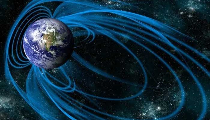 Anomaly in earth magnetic field