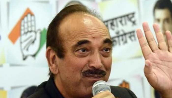 Congress leader Ghulam Nabi Azad