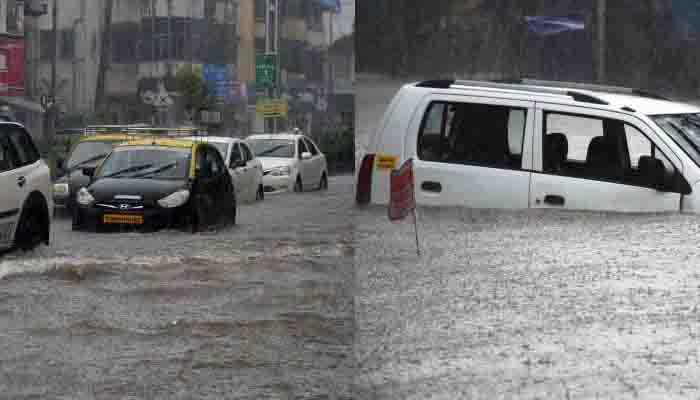 आंधी-बारिश से तबाही: पानी में डूबा शहर, रेड अलर्ट जारी, घरों से ना निकलने की अपील