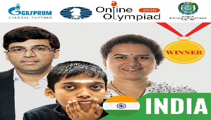 India Win Online Chess Olympiad