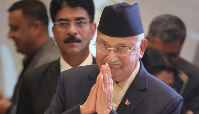 नेपाल के प्रधानमंत्री केपी शर्मा ओली की फ़ाइल फोटो 
