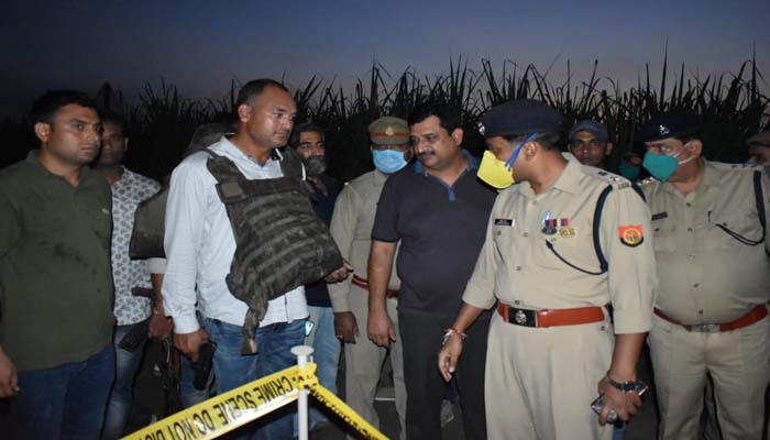 BJP पूर्व जिलाध्यक्ष की हत्या: पुलिस मुठभेड़ में आरोपी गिरफ्तार, हजारों का था इनाम