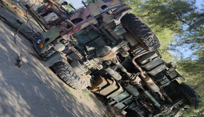 सेना का पलटा ट्रक: अचानक हुआ भयानक हादसा, तुरंत पहुंची आर्मी टीम