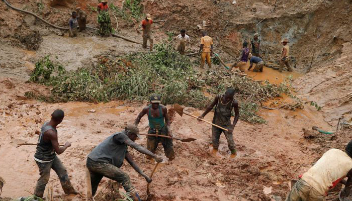 Gold Mine Collapsed in Eastern Congo