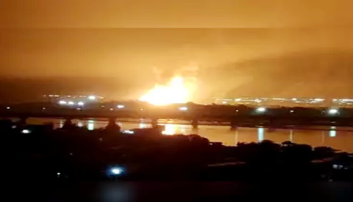 Gujarat Massive fire breaks out at ONGC Surat plant after 3 blasts