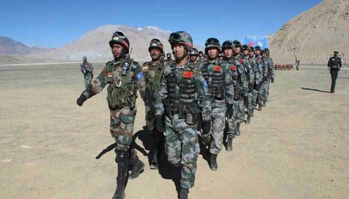 Indian Army And Chinese Army