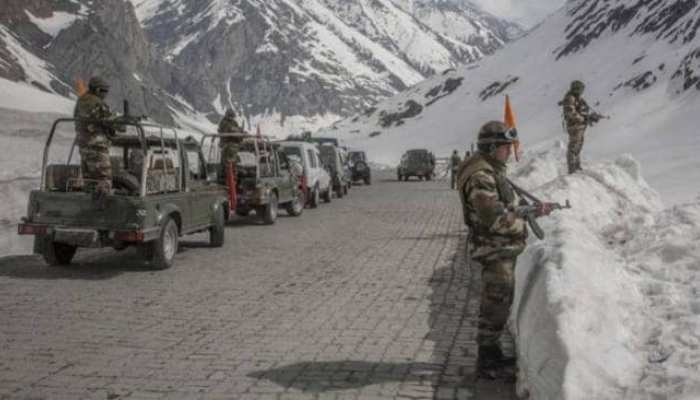 Indian Army On Pangonk Jheel