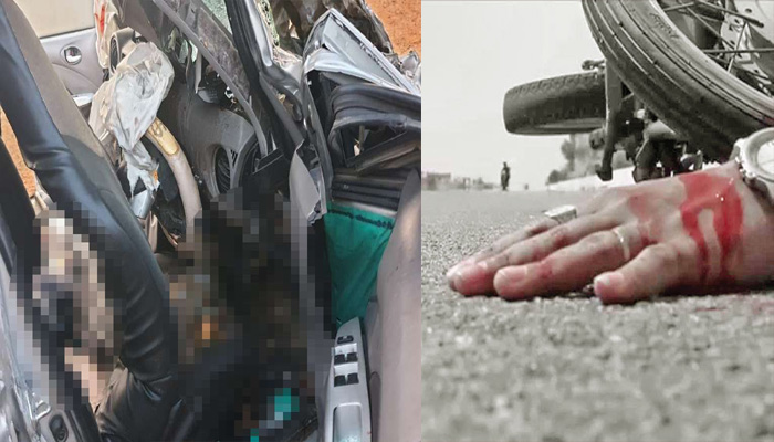 हादसे से कांपा देश: वाहनों की टक्कर में कई लोगों की गई जान, CI की भी मौत