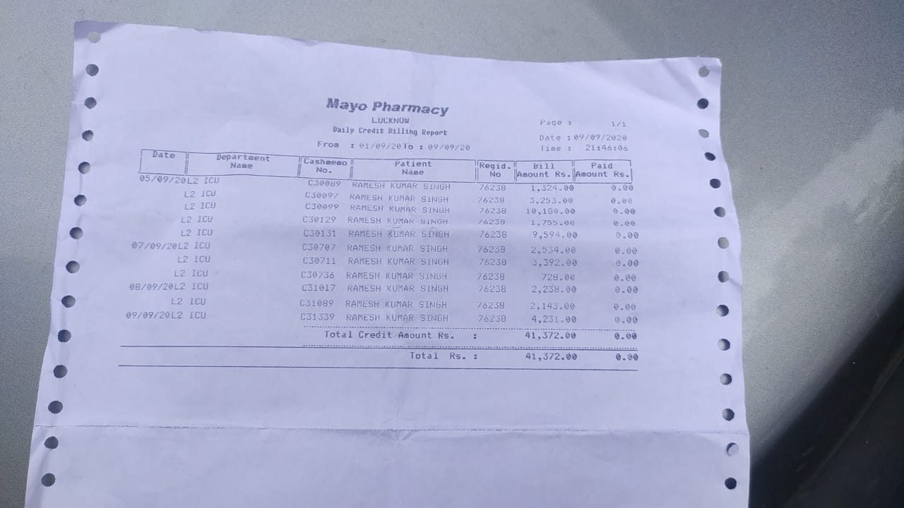 hospital bill