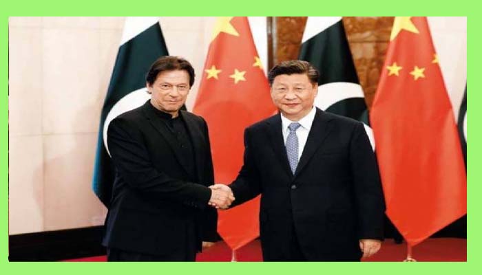 Xi Jinping and Imran Khan