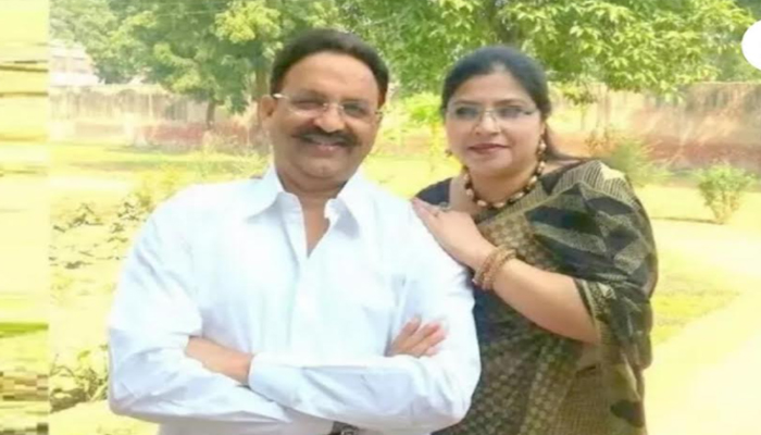 mukhtar-ansari and his wife