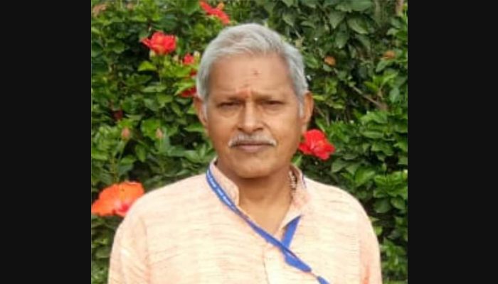 Retired teacher Kamlesh Chandra Mishra